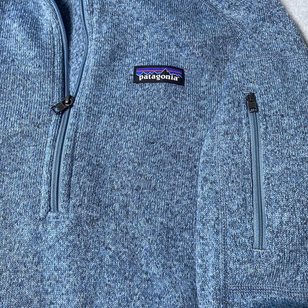 Patagonia Women's Blue Better Sweater 1/4 Zip Fleece Size Med STY25618 Pullover - Picture 5 of 9